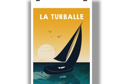 Affiche 30x42cm - Skipper La Turballe